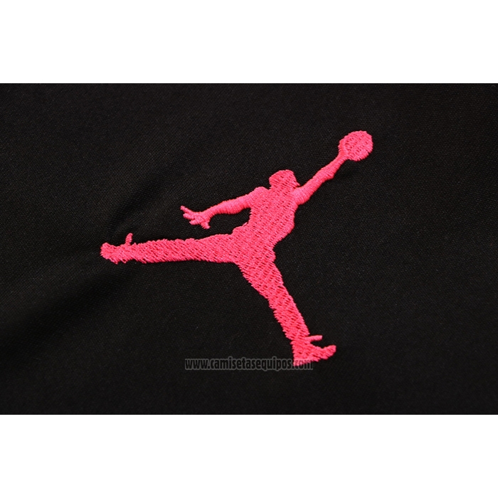Chandal del Paris Saint-Germain Jordan Manga Corta 2022-2023 Negro y Azul - Pantalon Corto